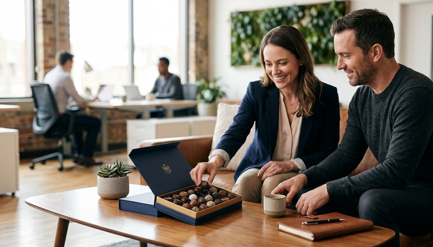 Les avantages des solutions clés en main pour vos cadeaux d'entreprise chocolatés
